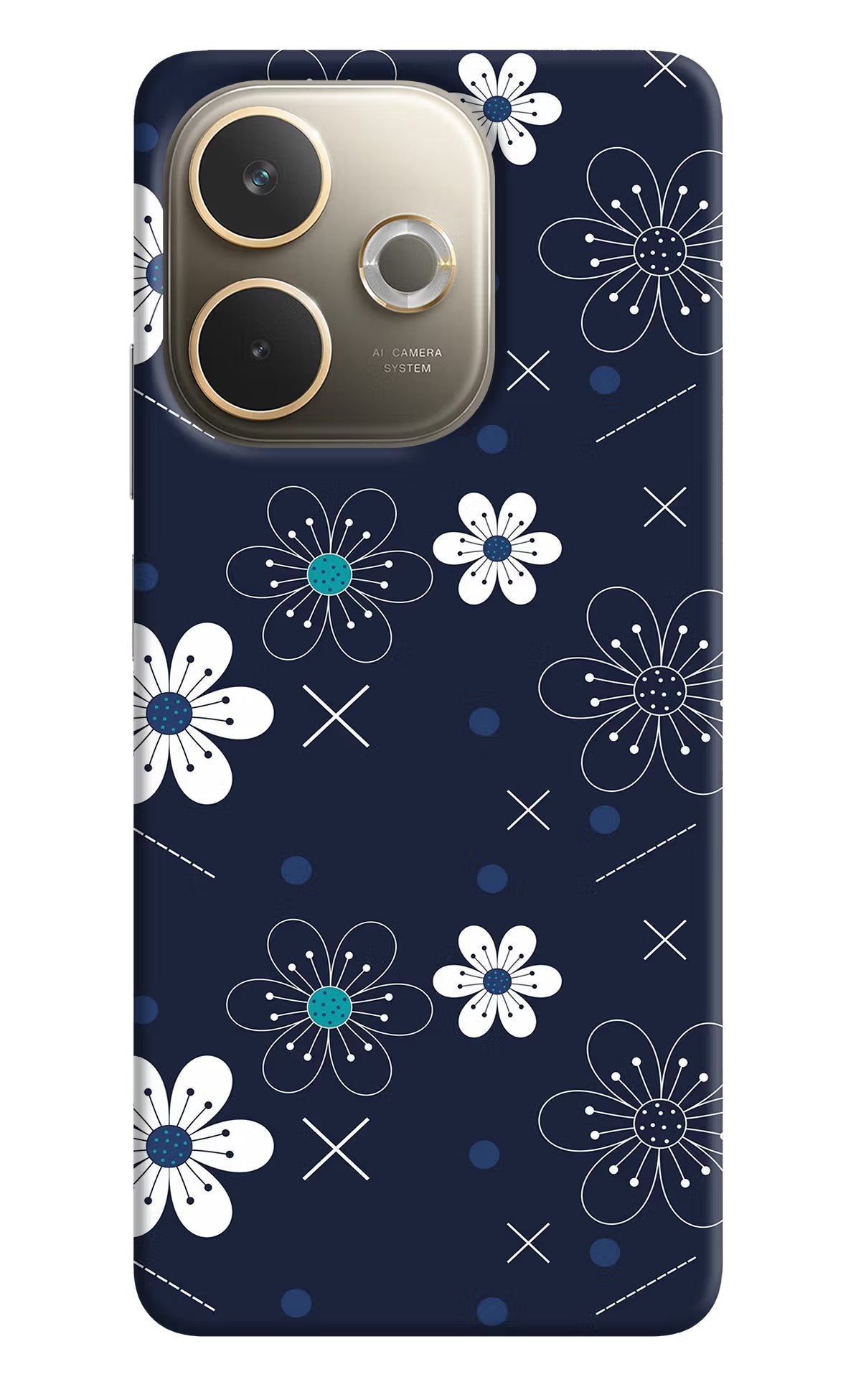 Flowers Oppo A5 Pro 5G Back Cover