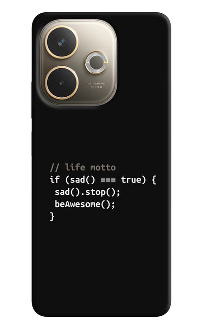Life Motto Code Oppo A5 Pro 5G Back Cover