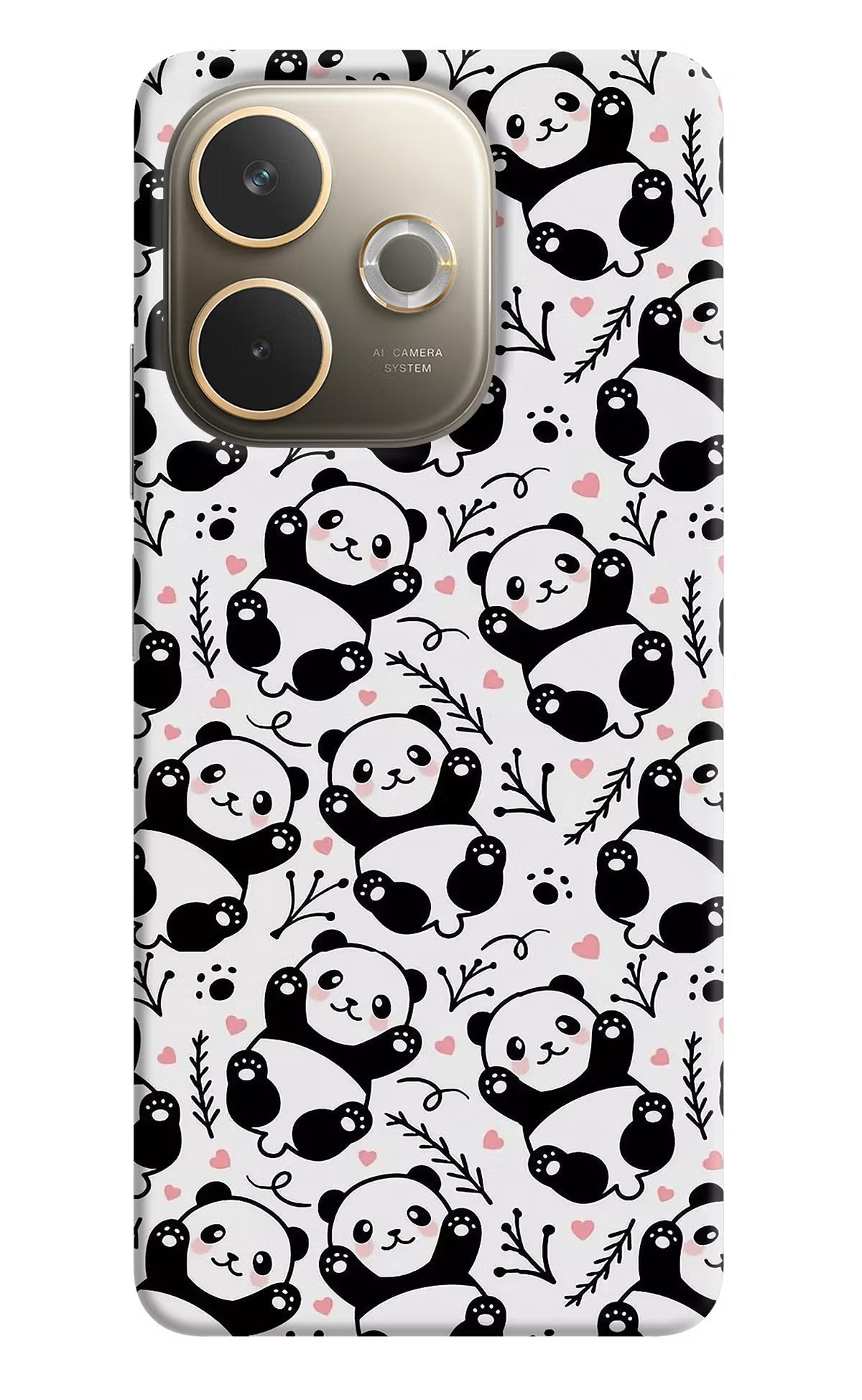 Cute Panda Oppo A5 Pro 5G Back Cover