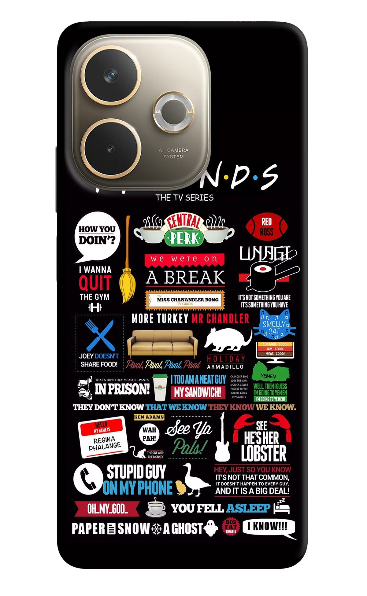 FRIENDS Oppo A5 Pro 5G Back Cover