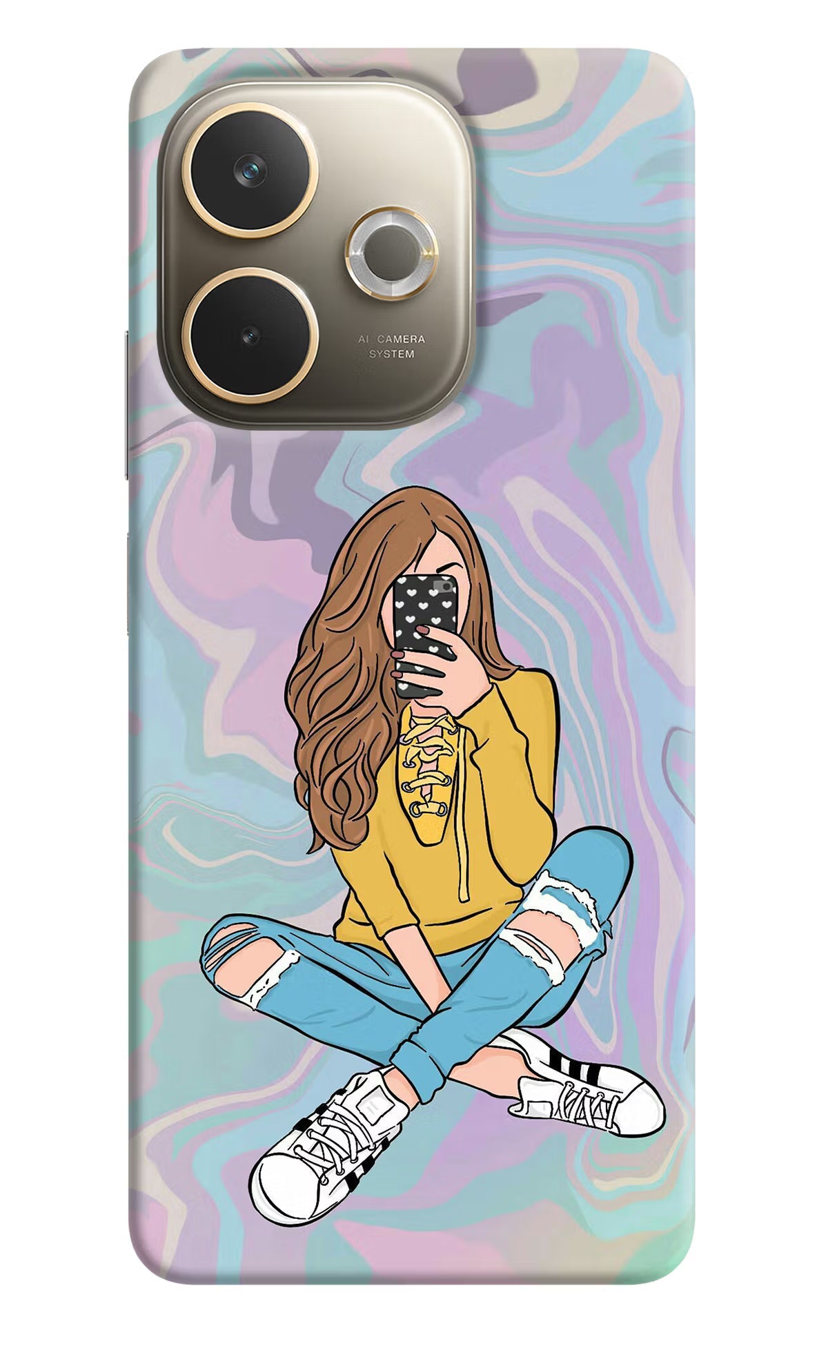 Selfie Girl Oppo A5 Pro 5G Back Cover