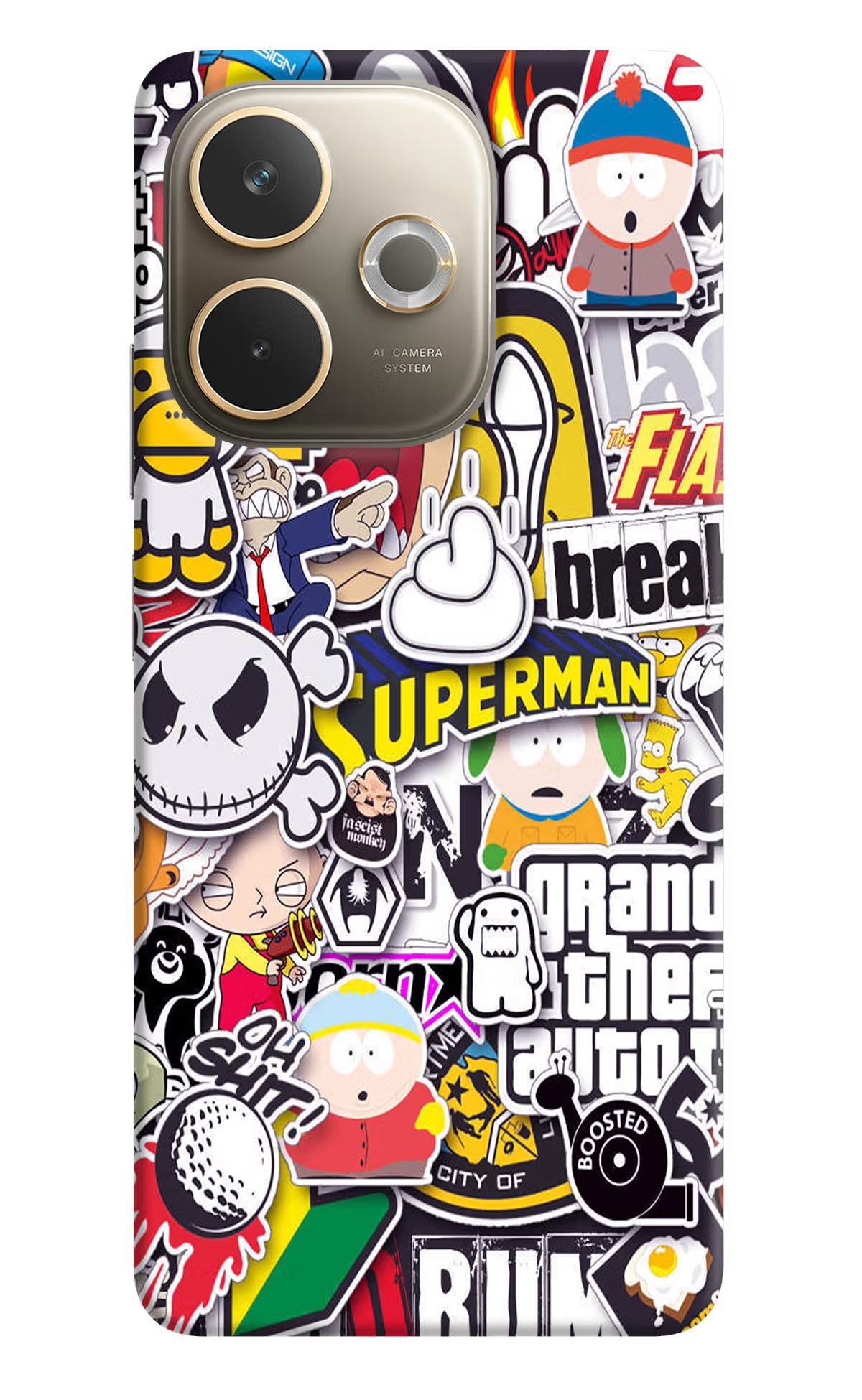 Sticker Bomb Oppo A5 Pro 5G Back Cover