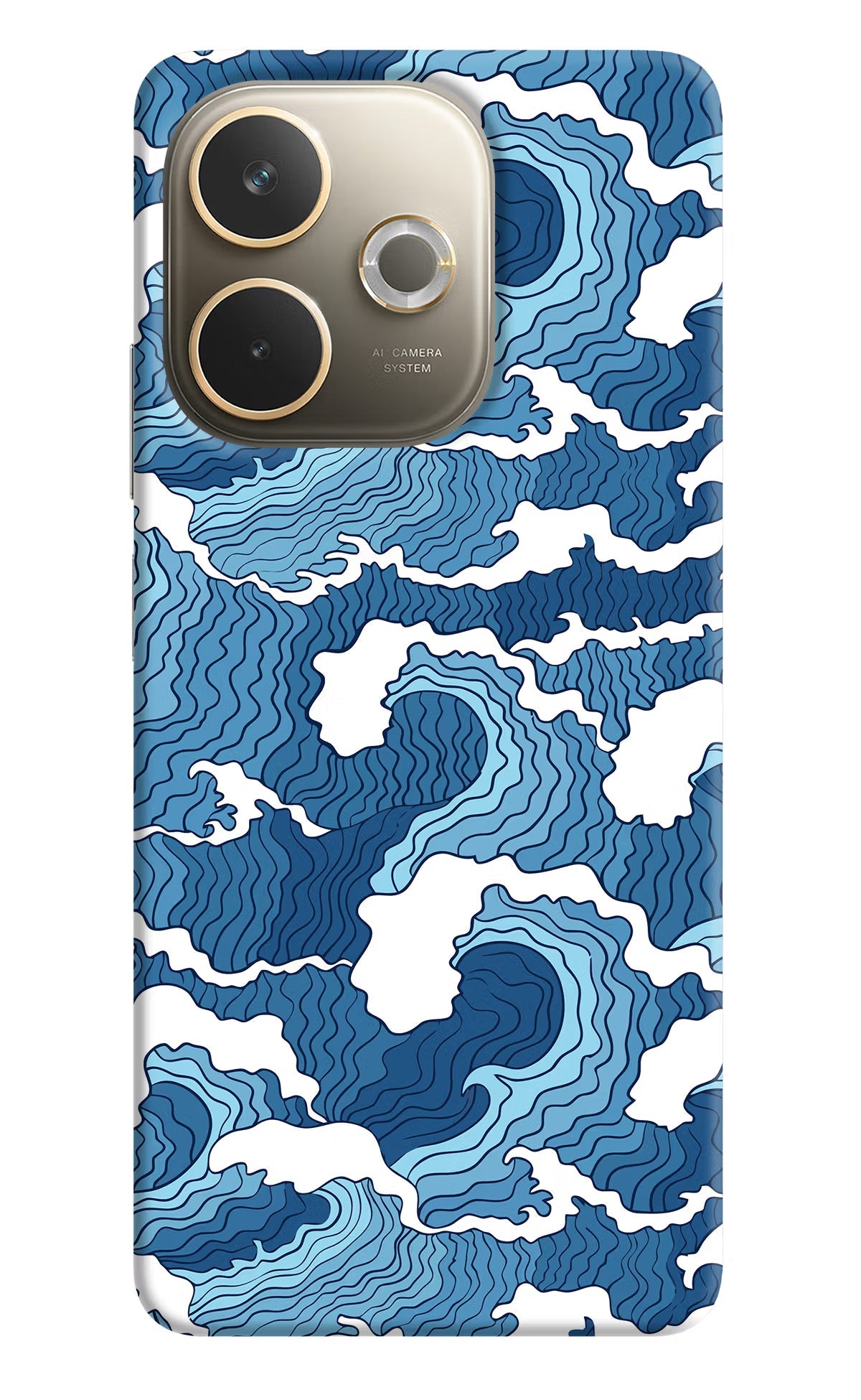 Blue Waves Oppo A5 Pro 5G Back Cover