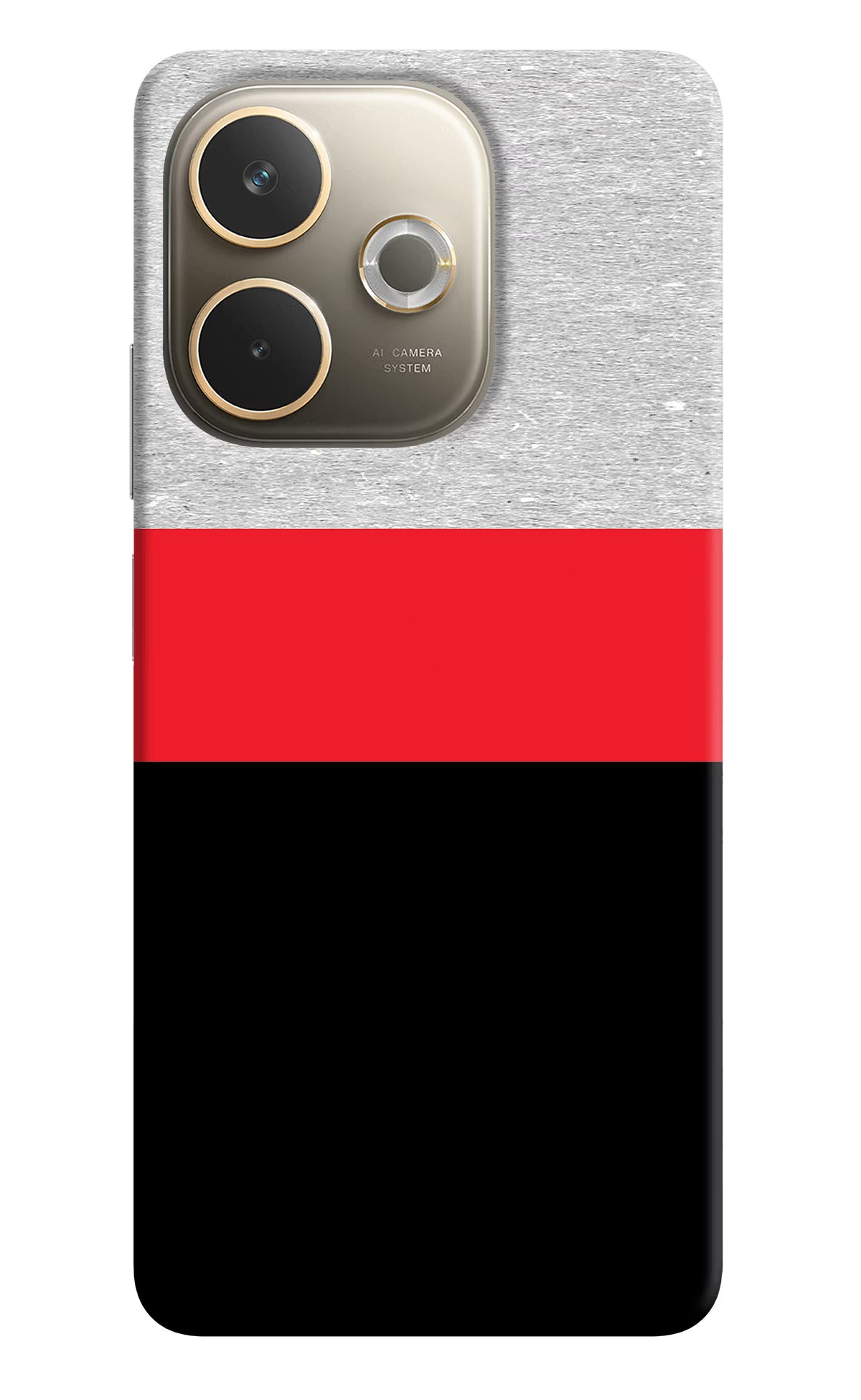 Tri Color Pattern Oppo A5 Pro 5G Back Cover