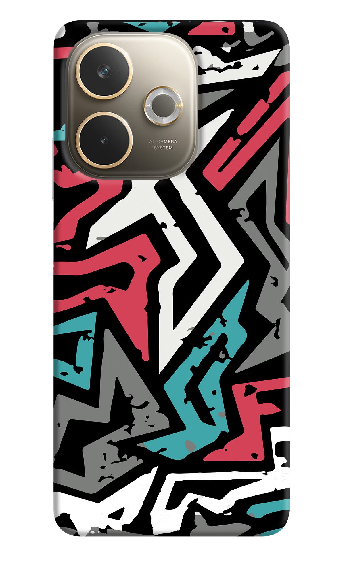Geometric Graffiti Oppo A5 Pro 5G Back Cover