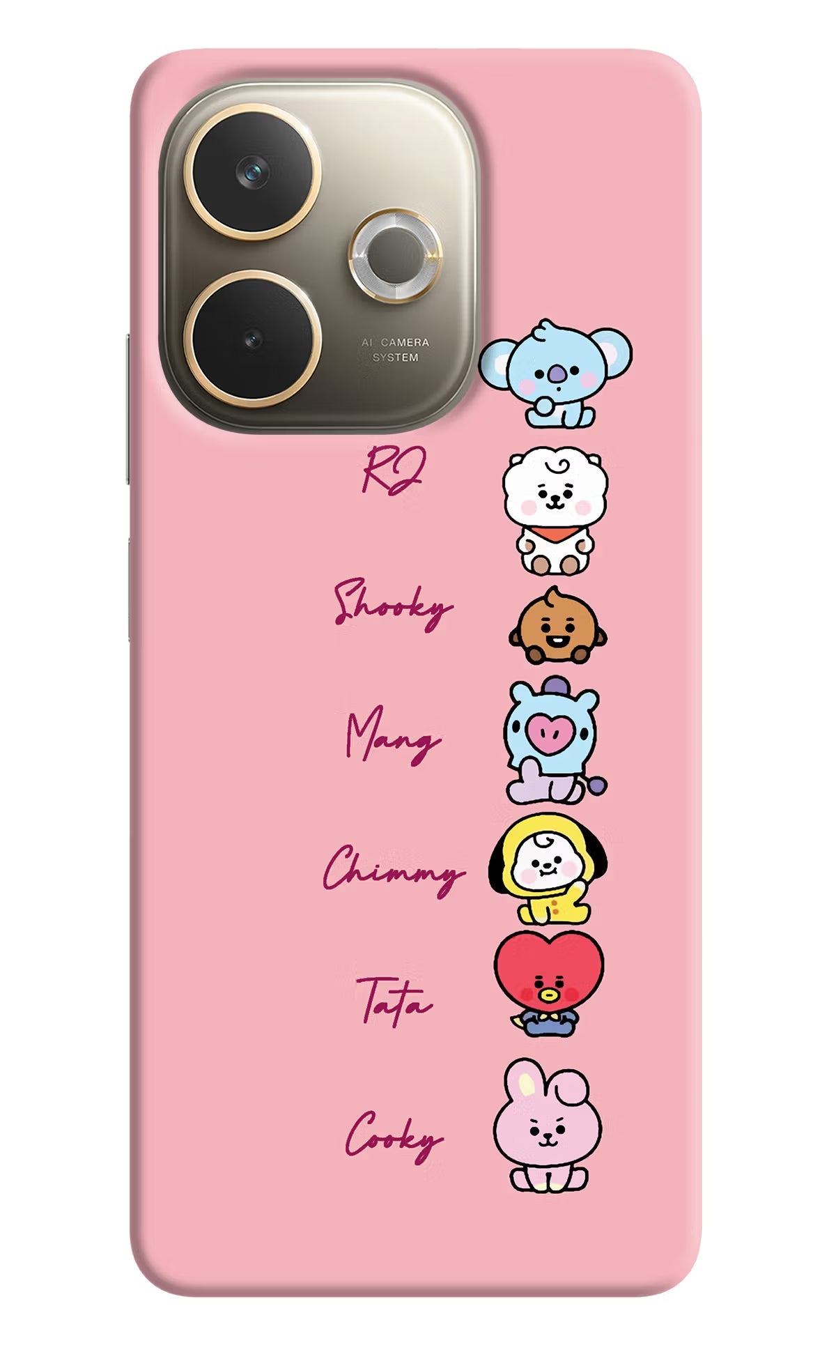BTS names Oppo A5 Pro 5G Back Cover