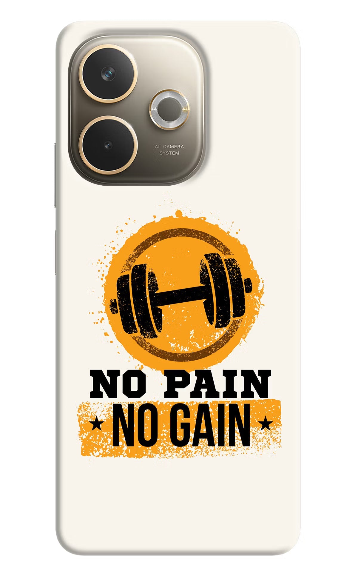 No Pain No Gain Oppo A5 Pro 5G Back Cover