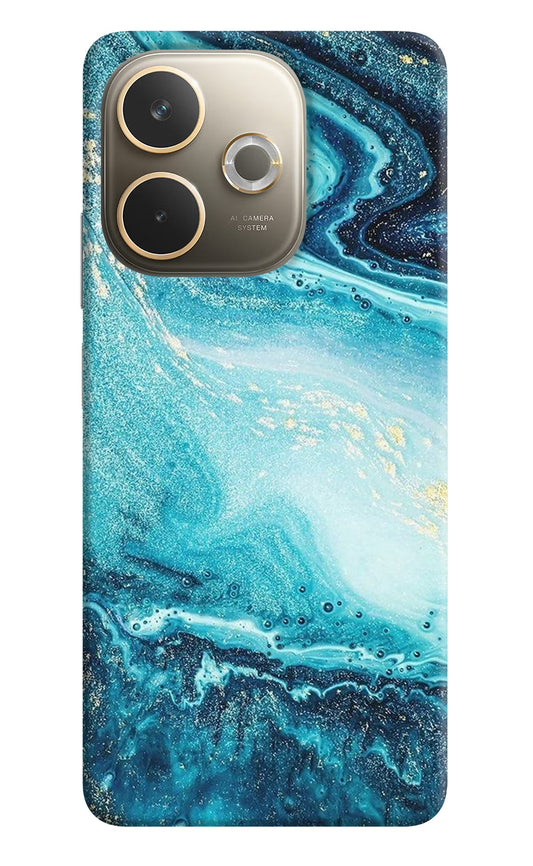 Blue Glitter Marble Oppo A5 Pro 5G Back Cover