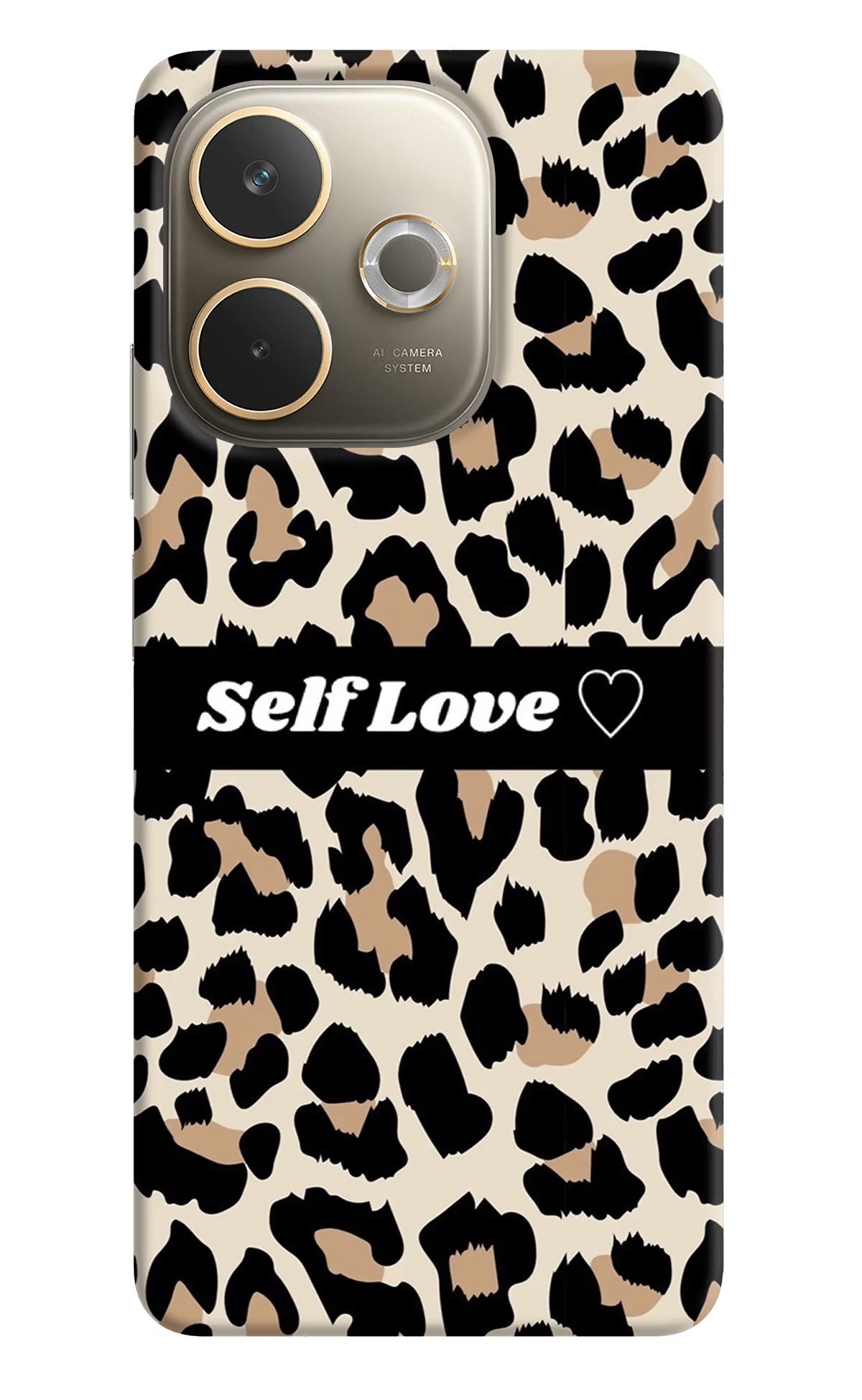 Leopard Print Self Love Oppo A5 Pro 5G Back Cover