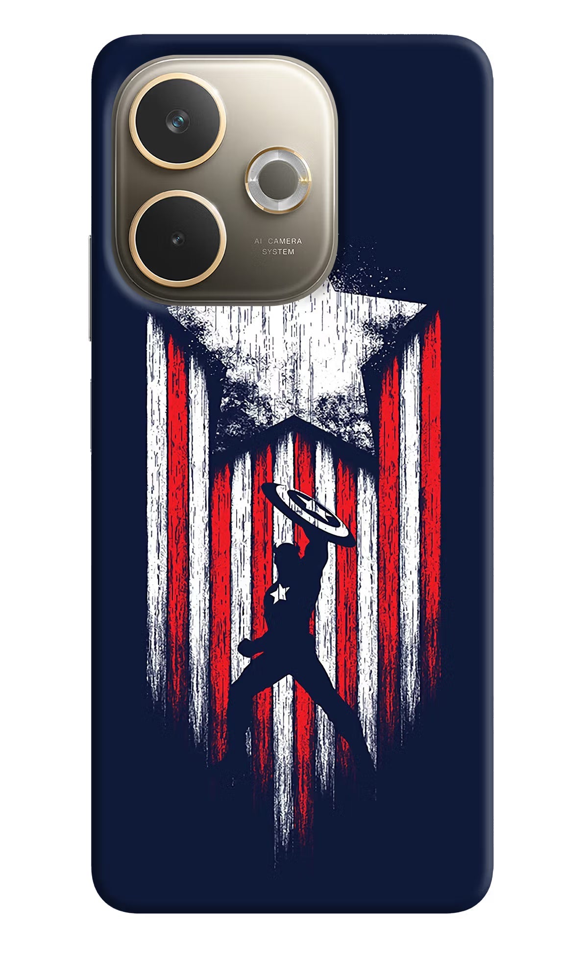 Captain America Marvel Art Oppo A5 Pro 5G Back Cover