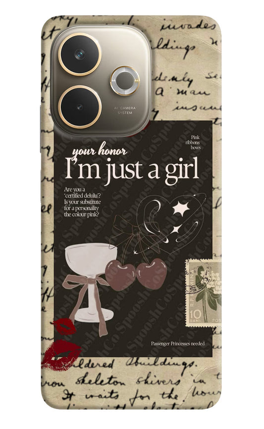 I am just a girl Oppo A5 Pro 5G Back Cover