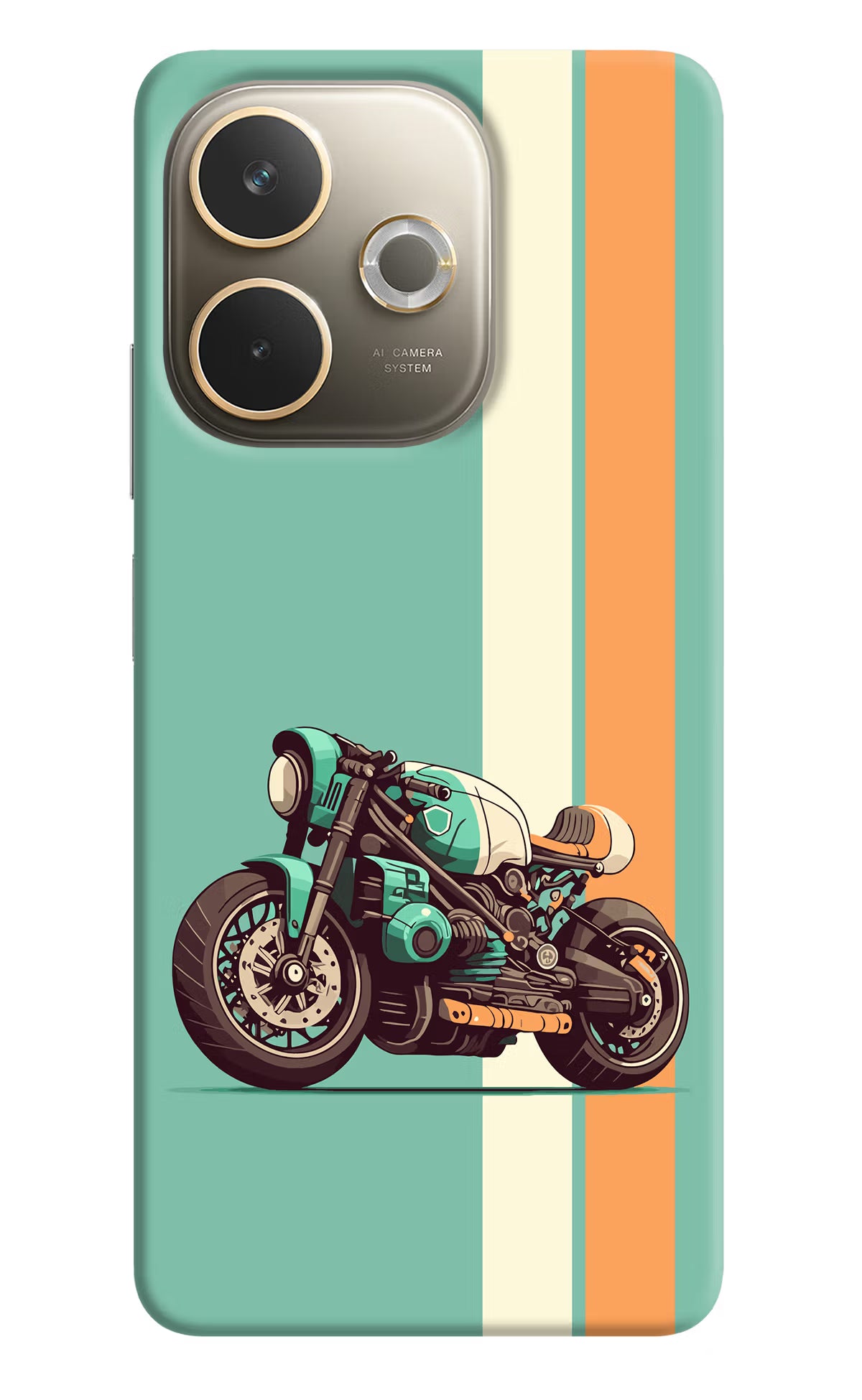 Striped Moto Drift Oppo A5 Pro 5G Back Cover