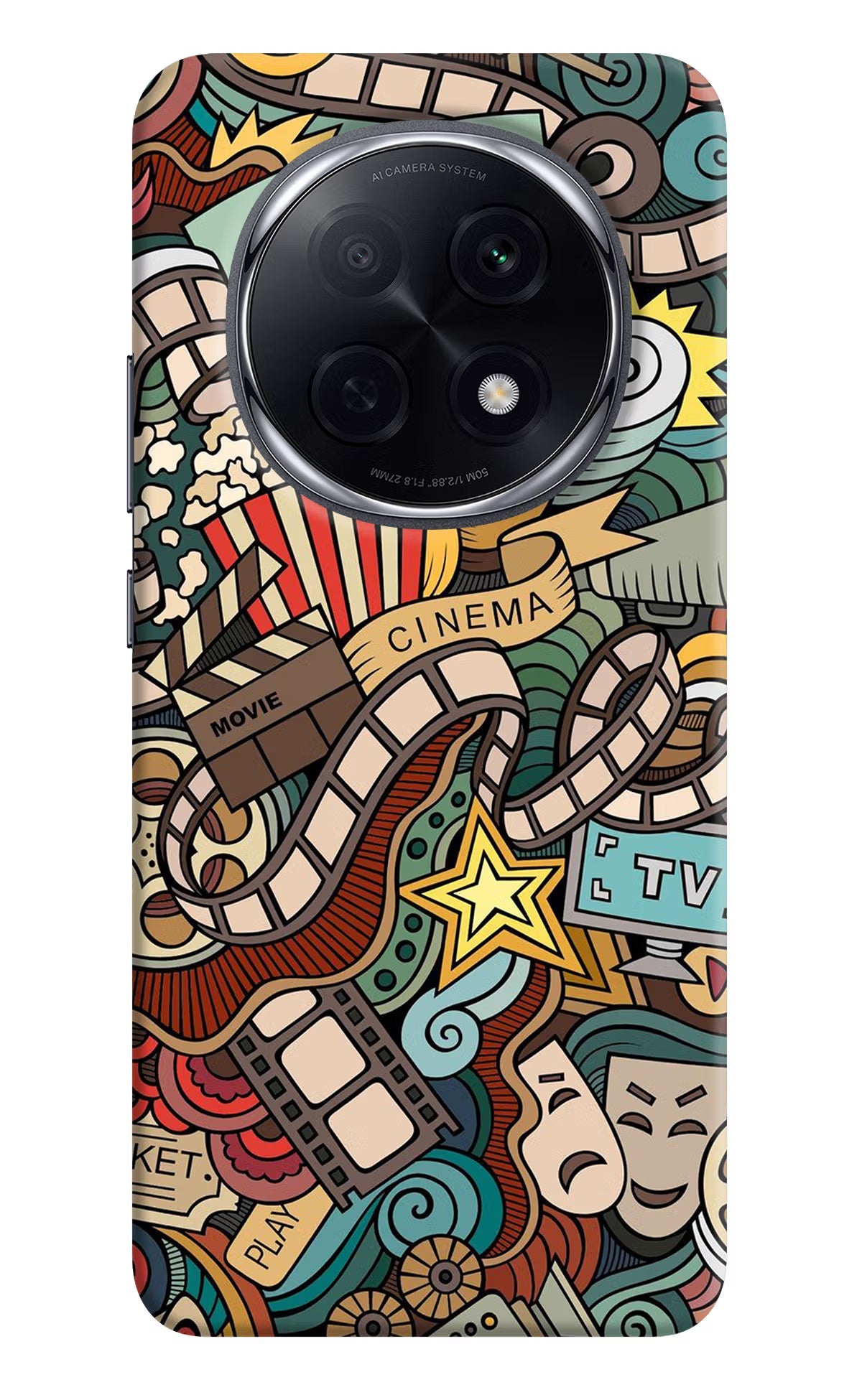 Cinema Abstract Oppo F29 Pro 5G Back Cover