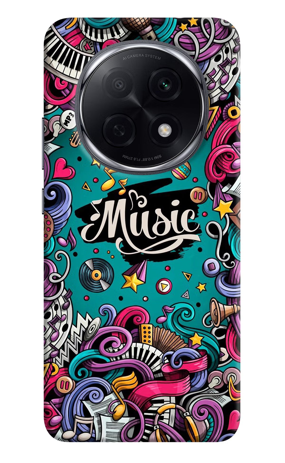 Music Graffiti Oppo F29 Pro 5G Back Cover