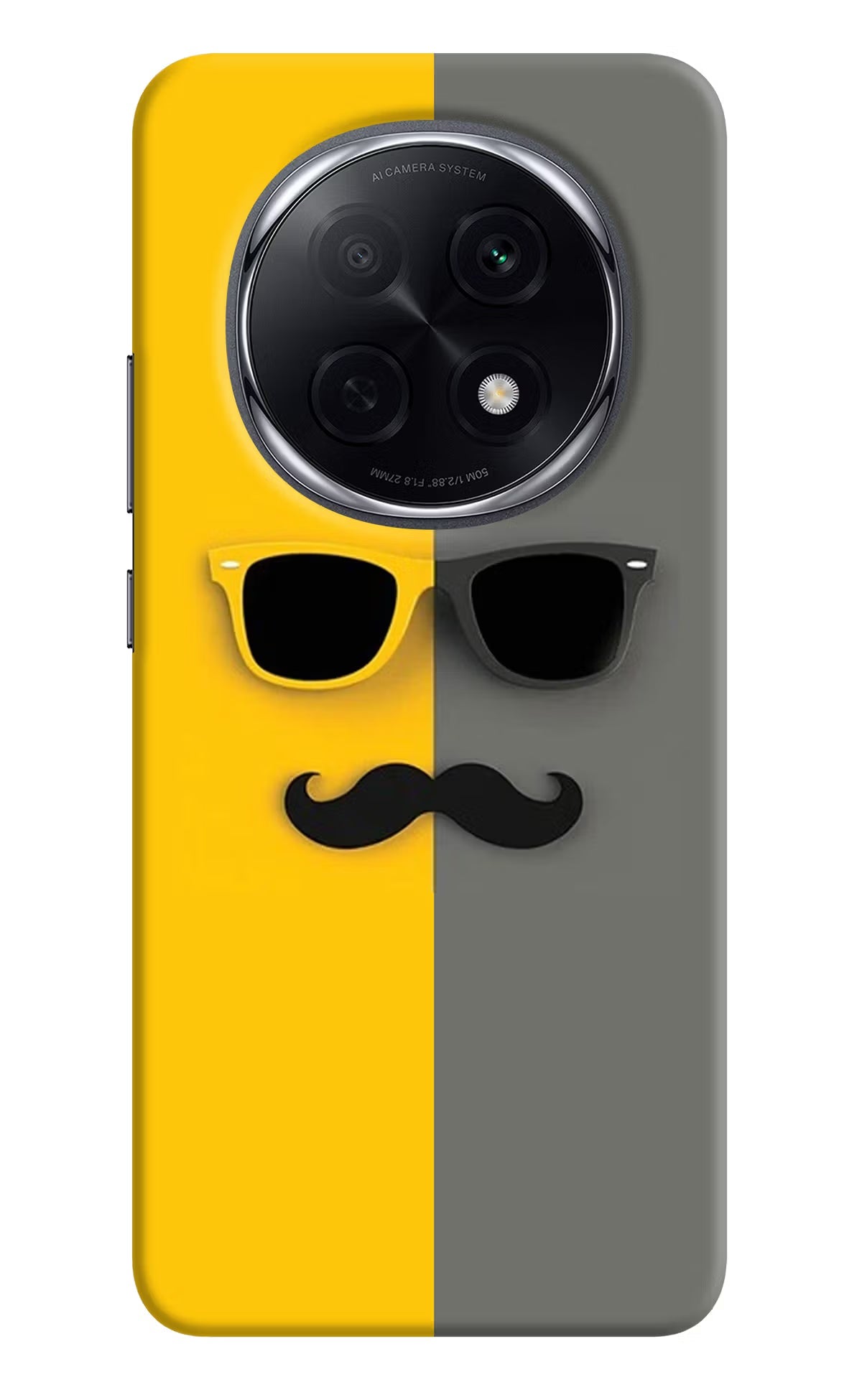 Sunglasses with Mustache Oppo F29 Pro 5G Back Cover