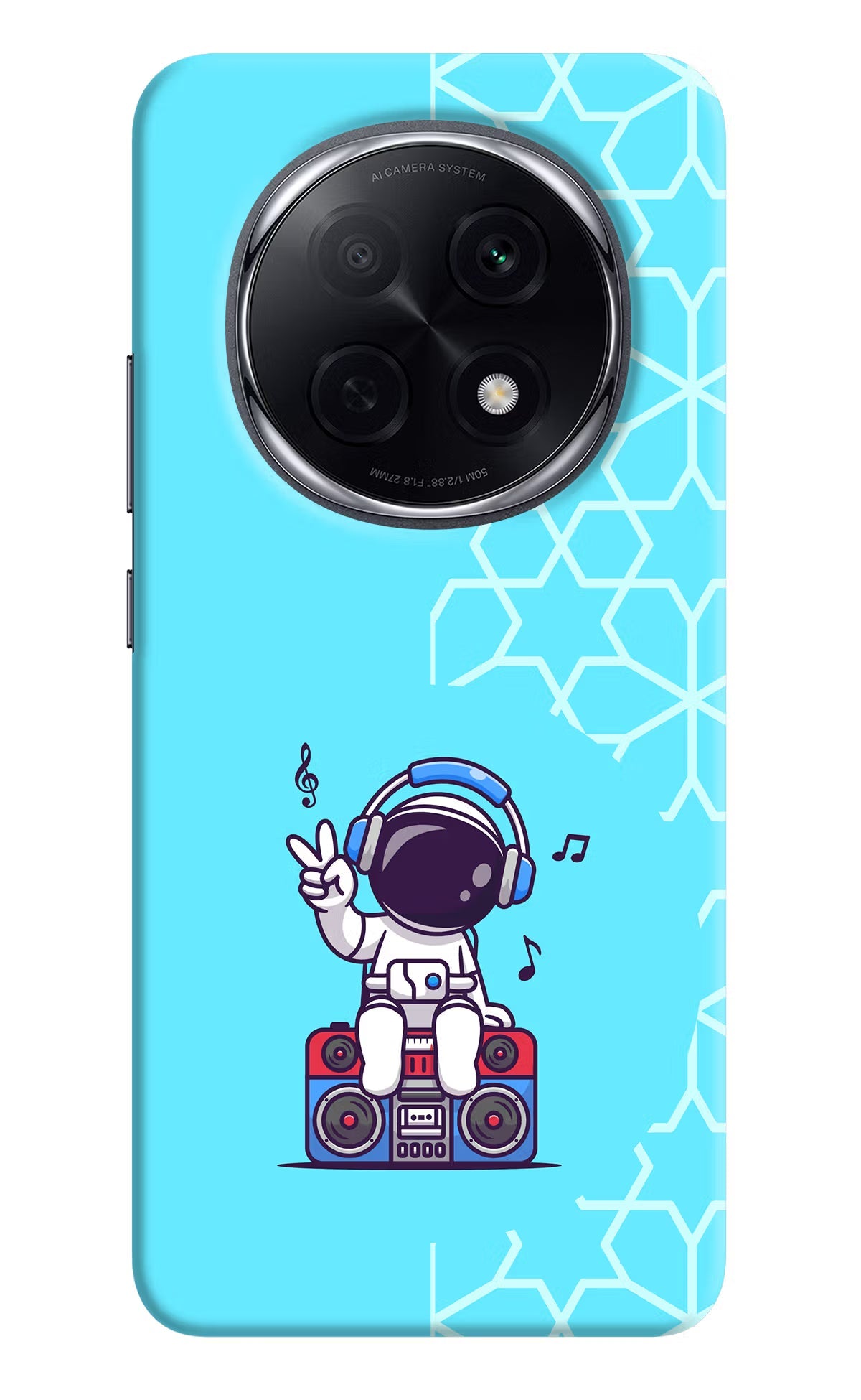 Cute Astronaut Chilling Oppo F29 Pro 5G Back Cover
