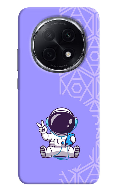 Cute Astronaut Chilling Oppo F29 Pro 5G Back Cover