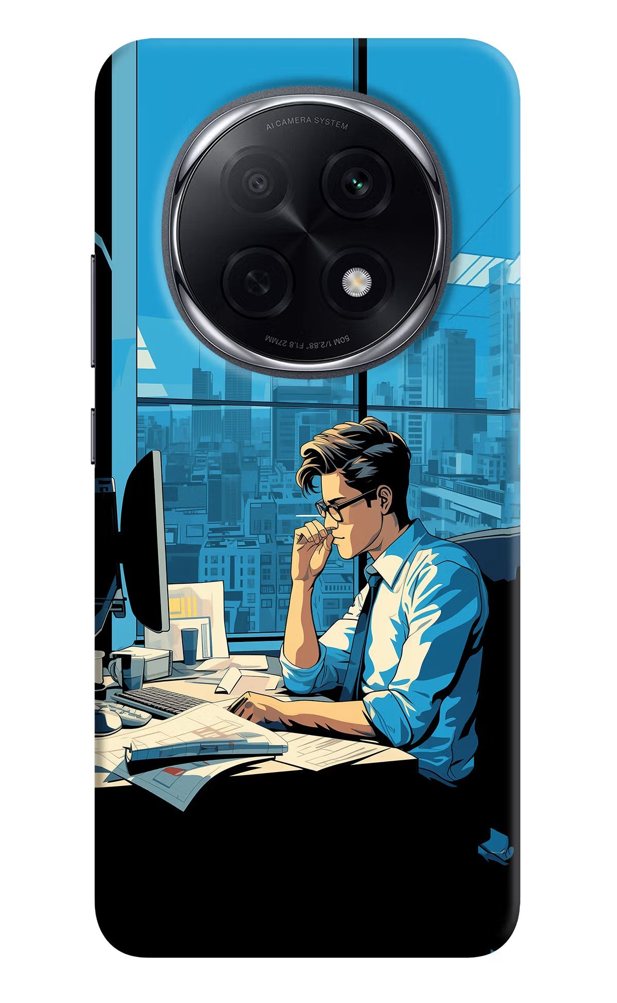 Focused Hustler (AI Generated) Oppo F29 Pro 5G Back Cover