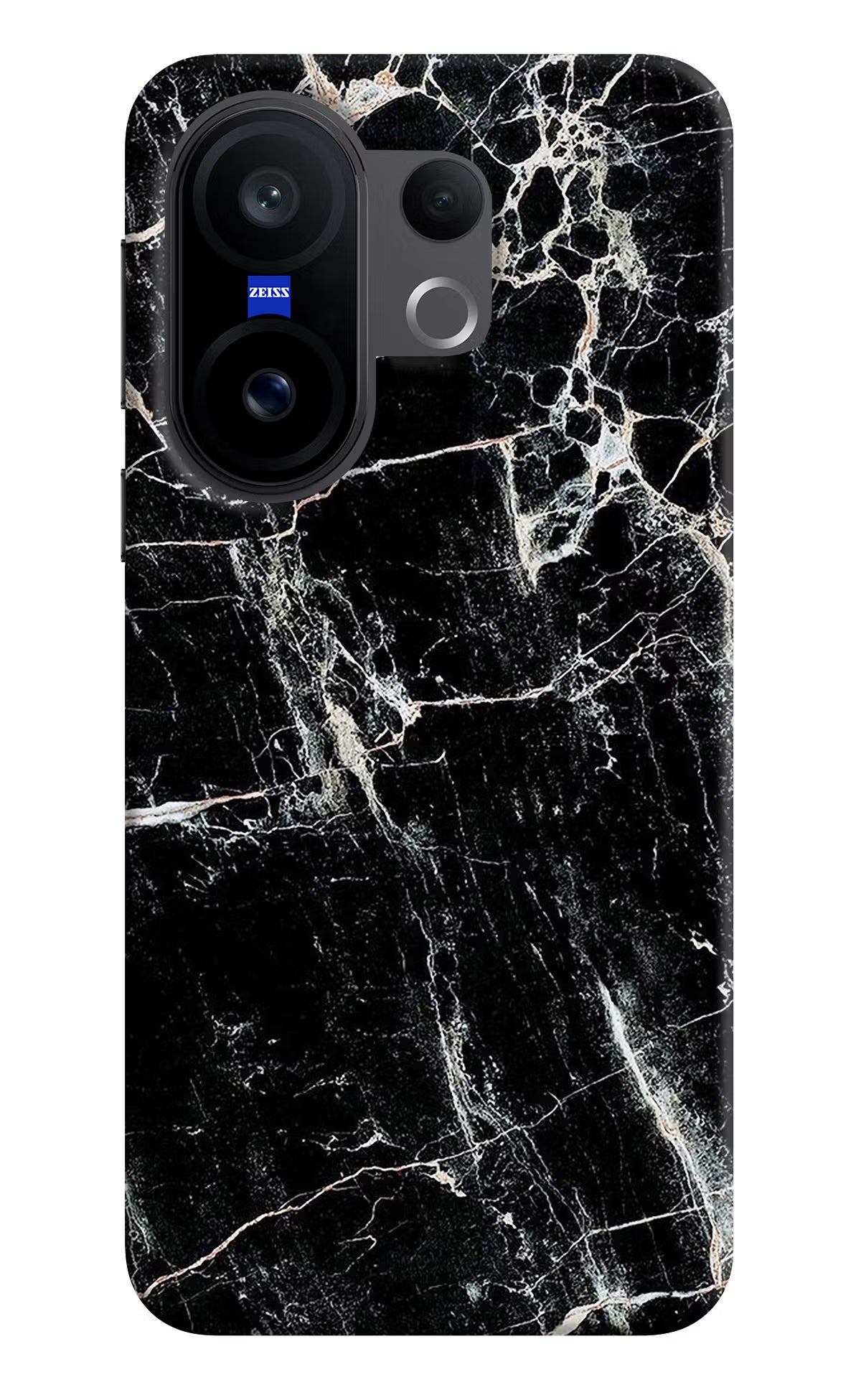 Black Marble Texture Vivo X200 FE Back Cover