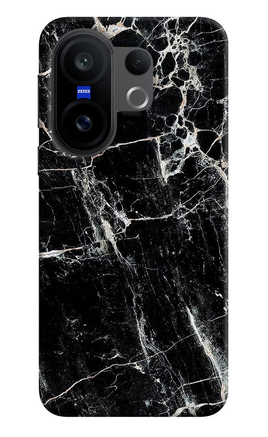 Black Marble Texture Vivo X200 FE Back Cover
