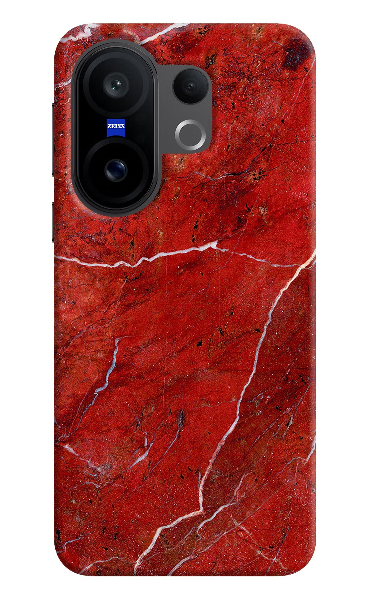 Red Marble Design Vivo X200 FE Back Cover