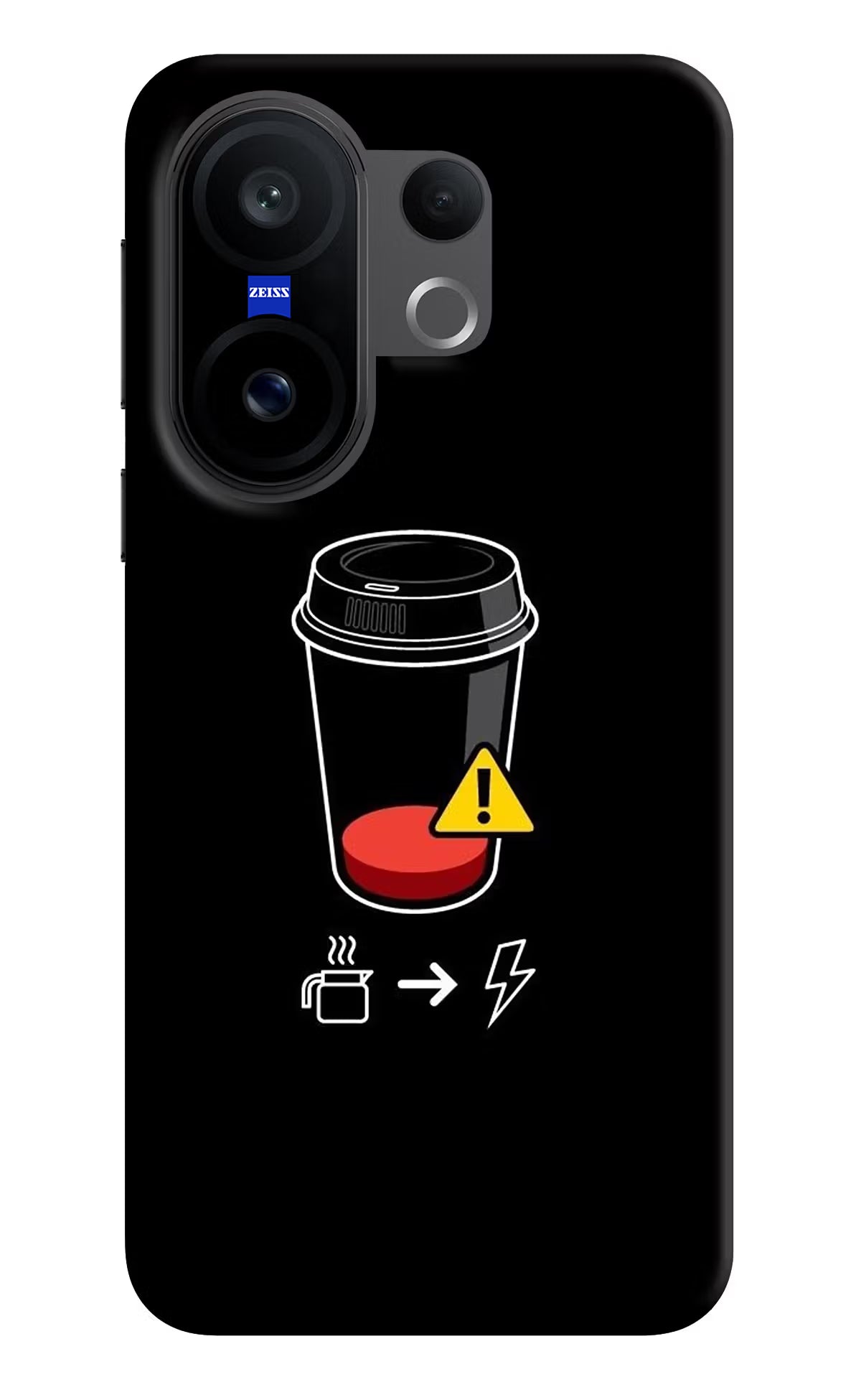 Coffee Vivo X200 FE Back Cover