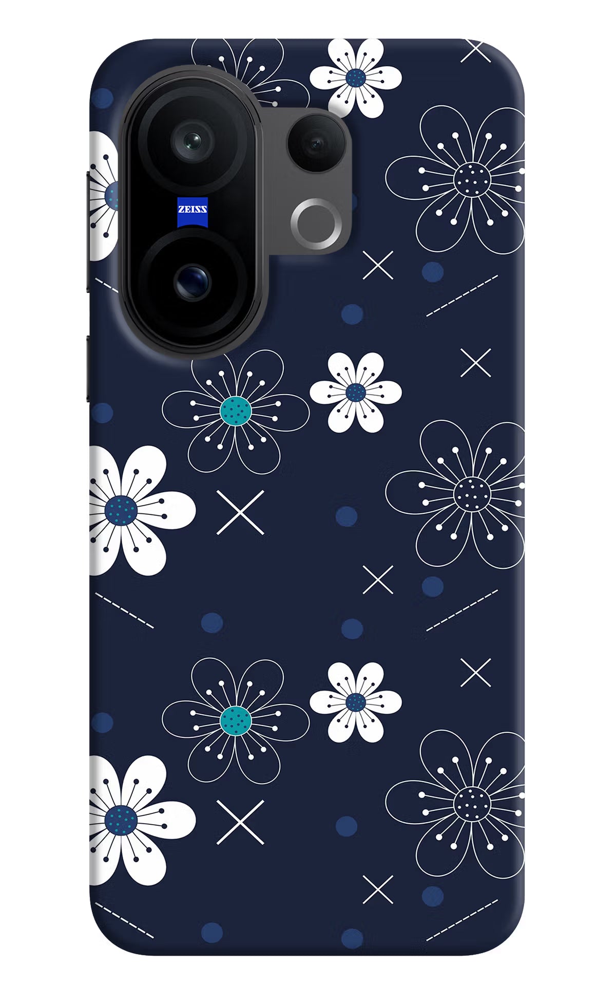 Flowers Vivo X200 FE Back Cover