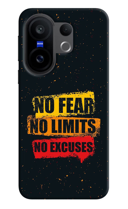 No Fear No Limits No Excuse Vivo X200 FE Back Cover