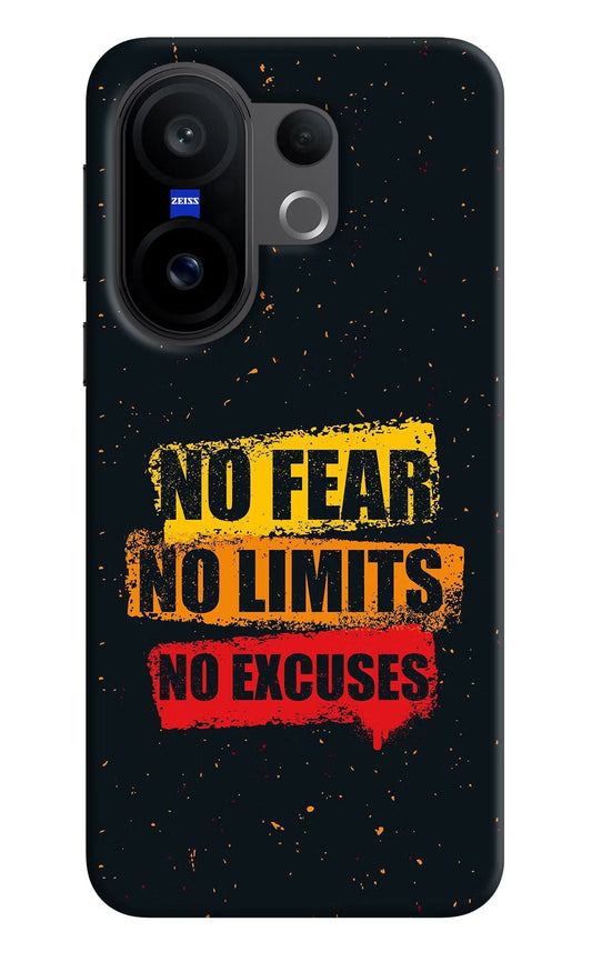 No Fear No Limits No Excuse Vivo X200 FE Back Cover