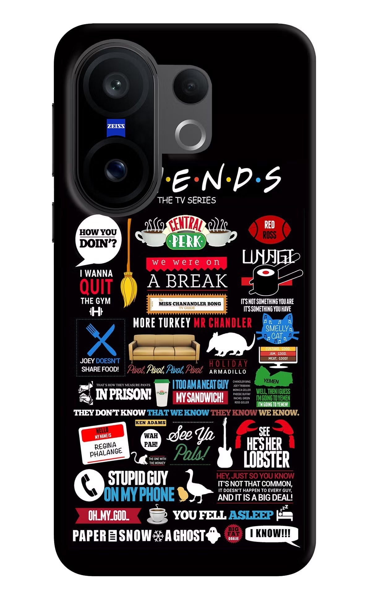 FRIENDS Vivo X200 FE Back Cover
