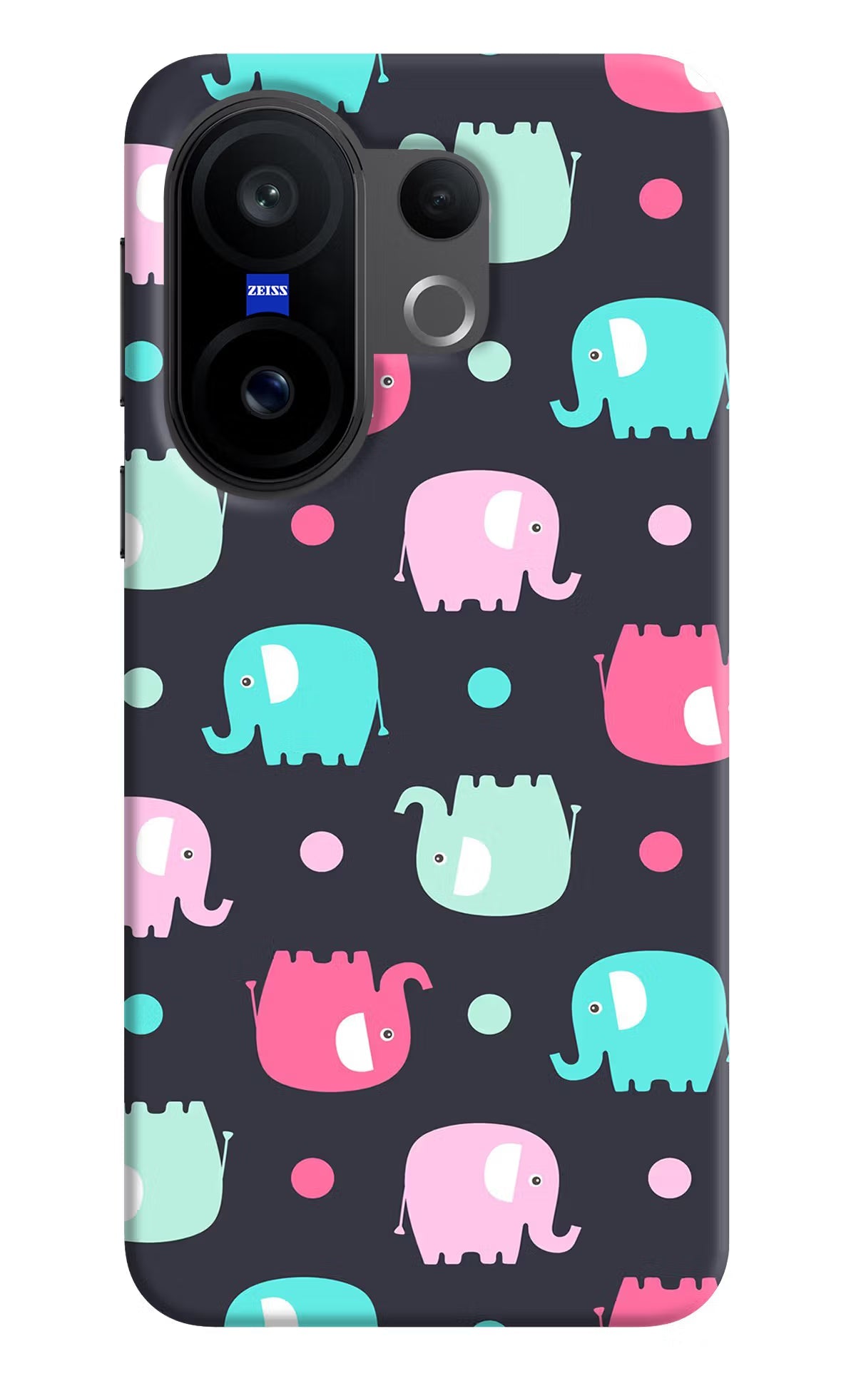 Elephants Vivo X200 FE Back Cover