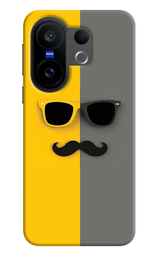 Sunglasses with Mustache Vivo X200 FE Back Cover