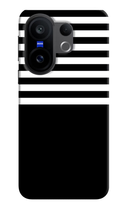 Black and White Print Vivo X200 FE Back Cover