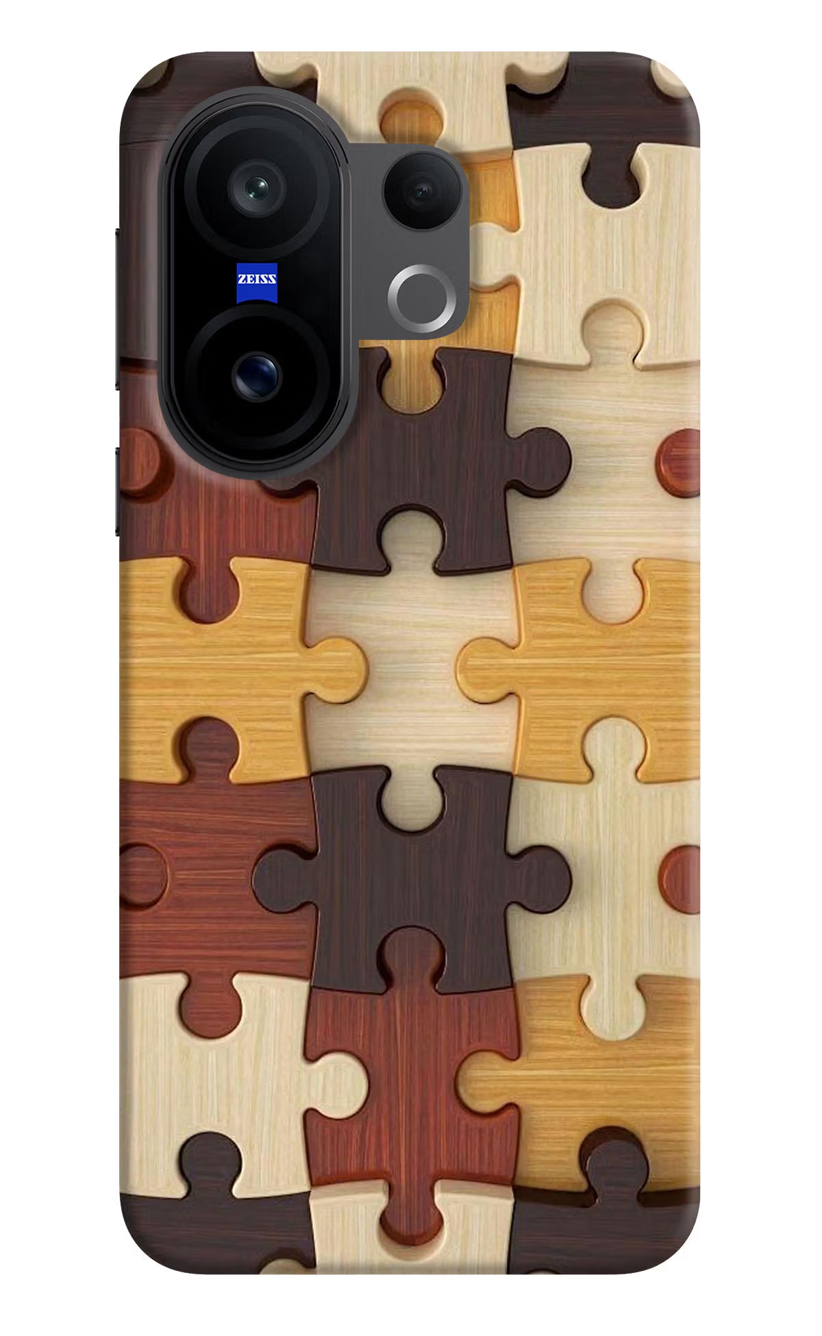 Wooden Puzzle Vivo X200 FE Back Cover