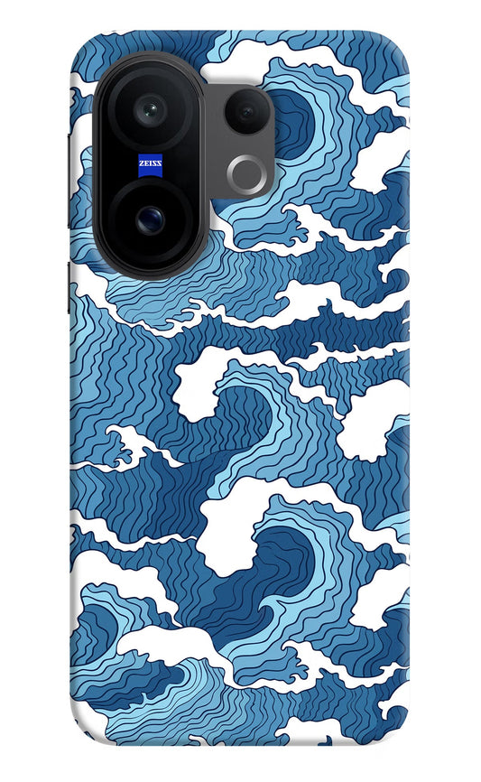 Blue Waves Vivo X200 FE Back Cover