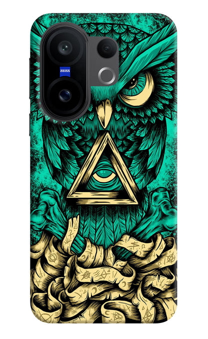 Green Owl Vivo X200 FE Back Cover