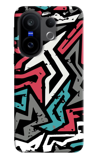 Geometric Graffiti Vivo X200 FE Back Cover