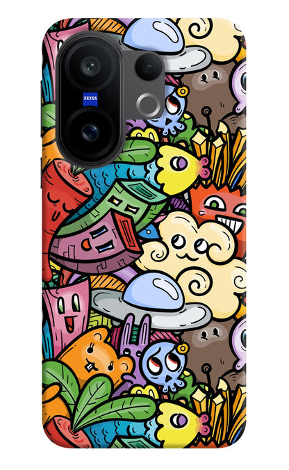 Veggie Doodle Vivo X200 FE Back Cover