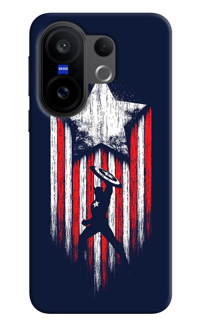 Captain America Marvel Art Vivo X200 FE Back Cover