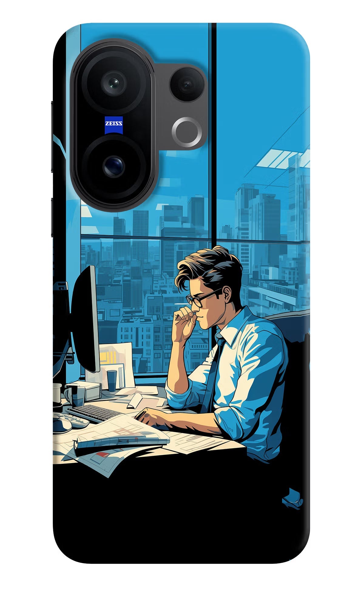 Focused Hustler (AI Generated) Vivo X200 FE Back Cover