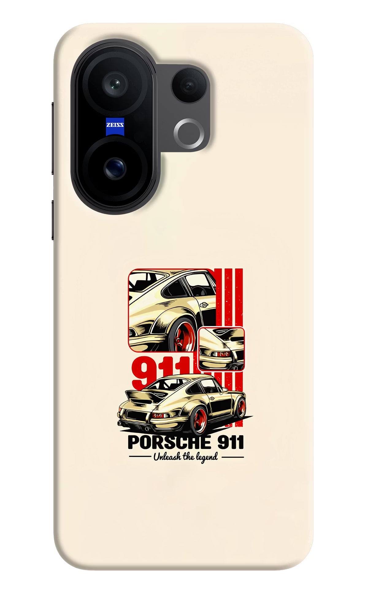 Classic Porsche 911 Vivo X200 FE Back Cover