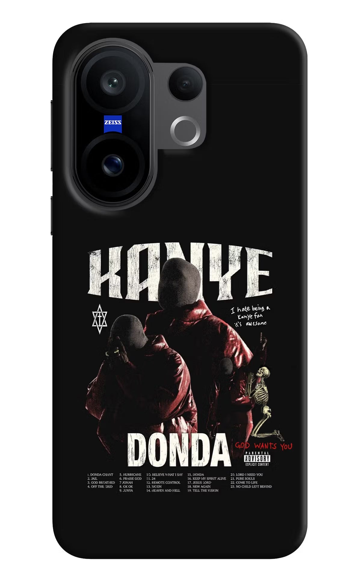 Donda Kanye West Vivo X200 FE Back Cover