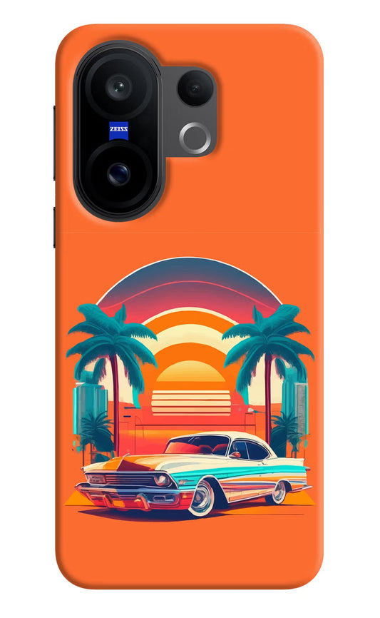 Palm Drive 80s Vivo X200 FE Back Cover