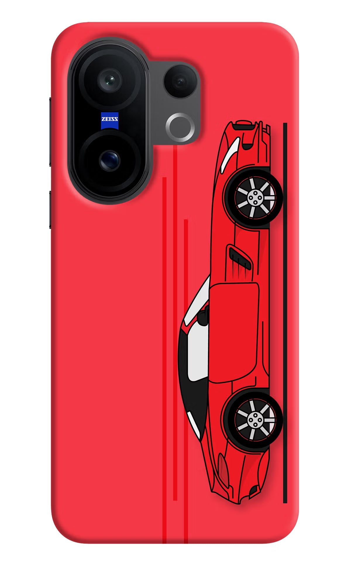 Red Velocity Vivo X200 FE Back Cover