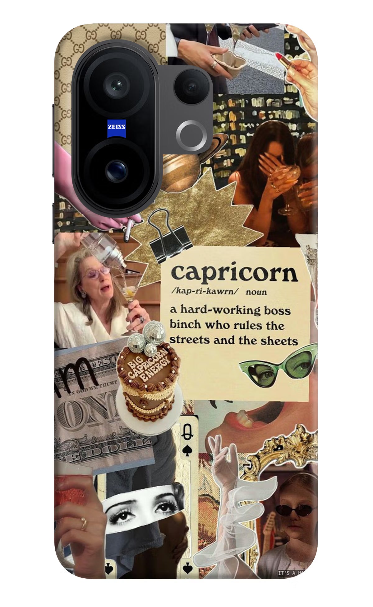 Capricorn Zodiac Vivo X200 FE Back Cover