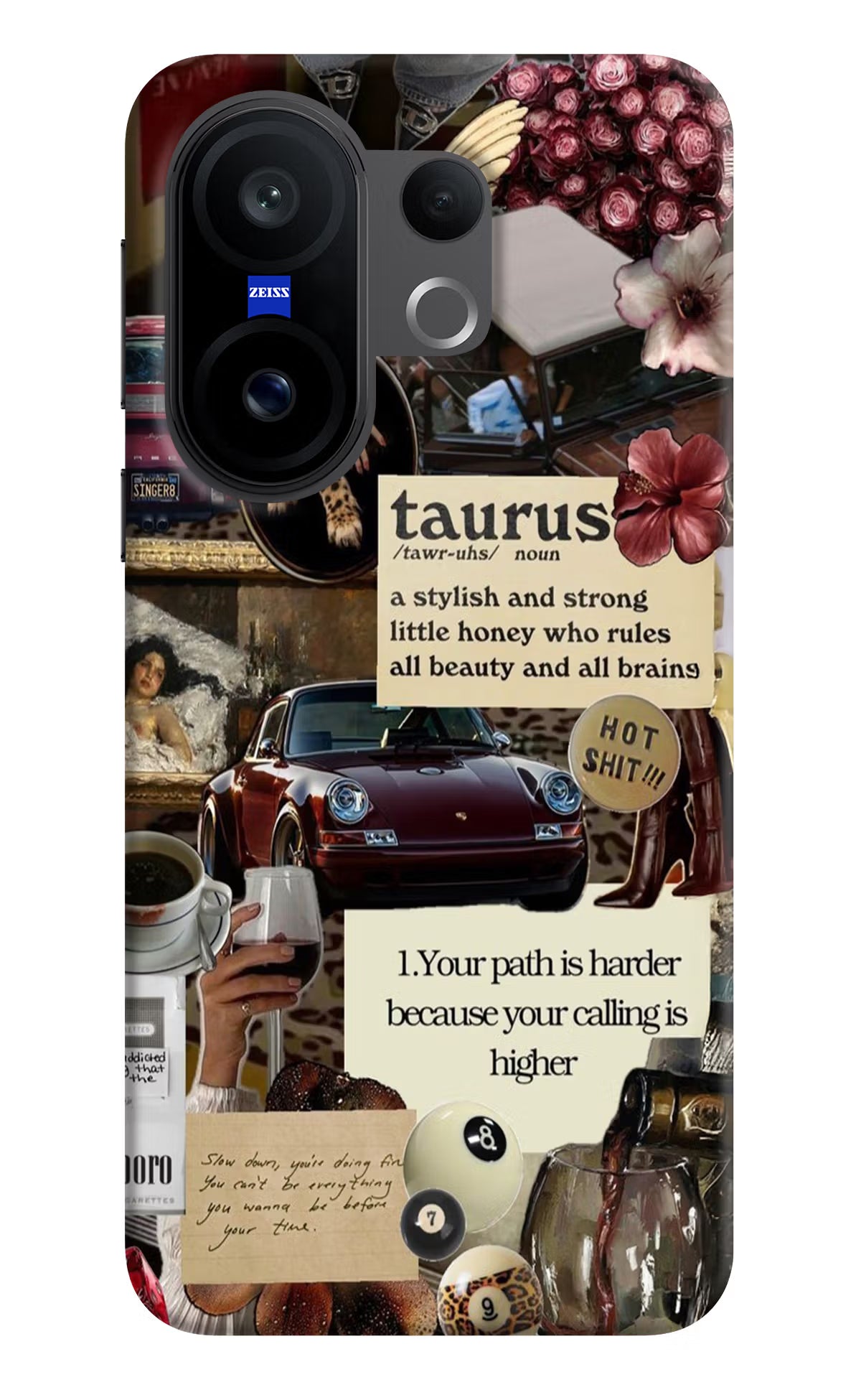 Taurus Zodiac Vivo X200 FE Back Cover