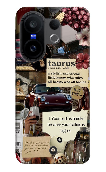 Taurus Zodiac Vivo X200 FE Back Cover