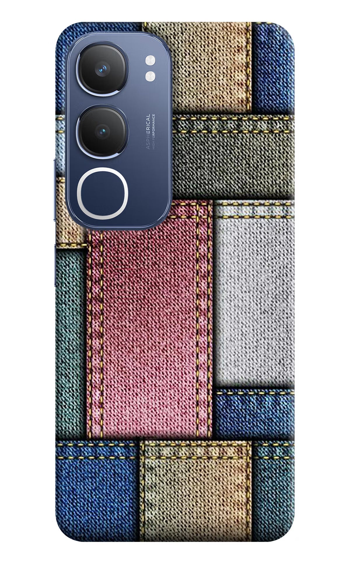 Multicolor Jeans Vivo Y29 5G Back Cover