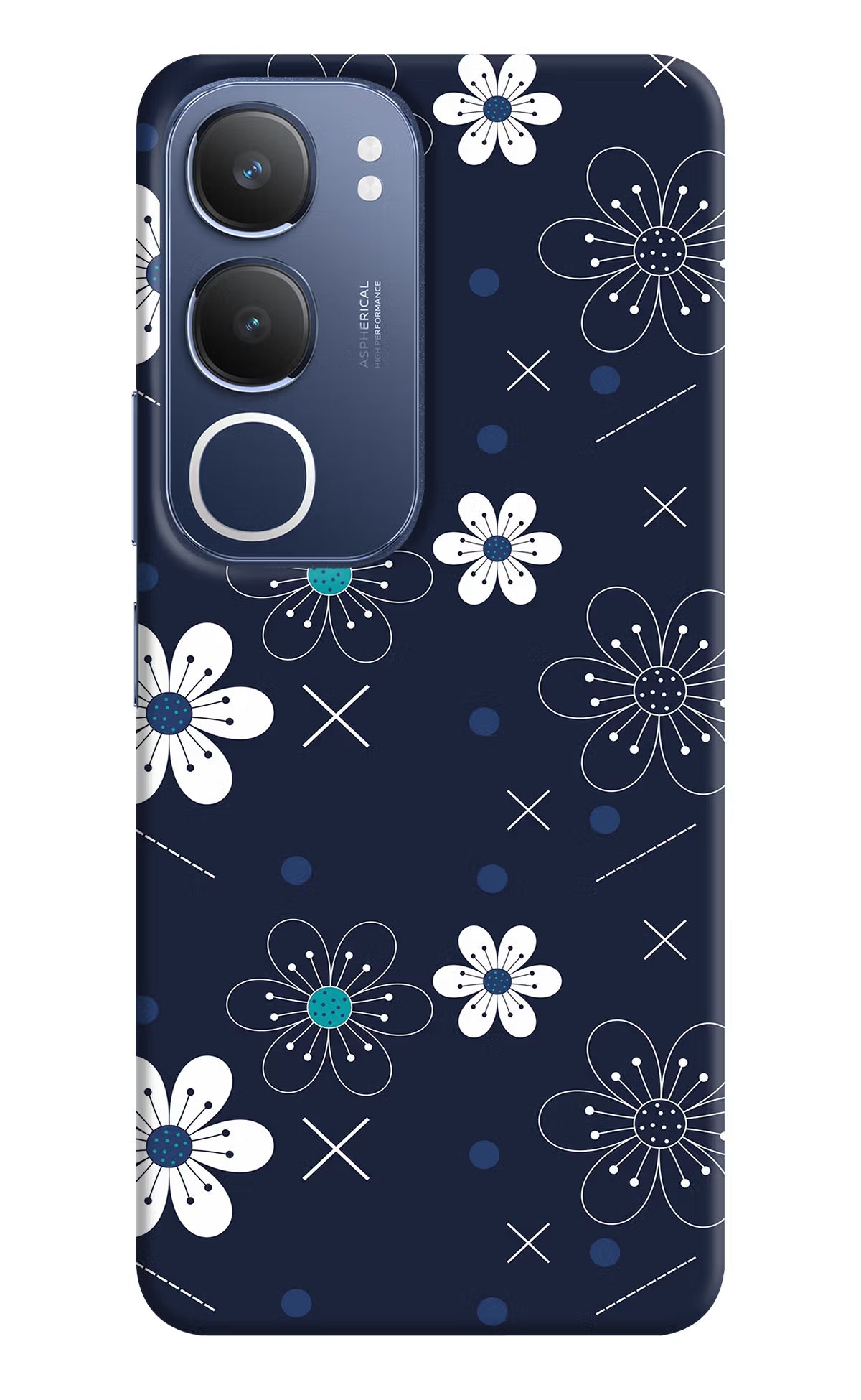 Flowers Vivo Y29 5G Back Cover