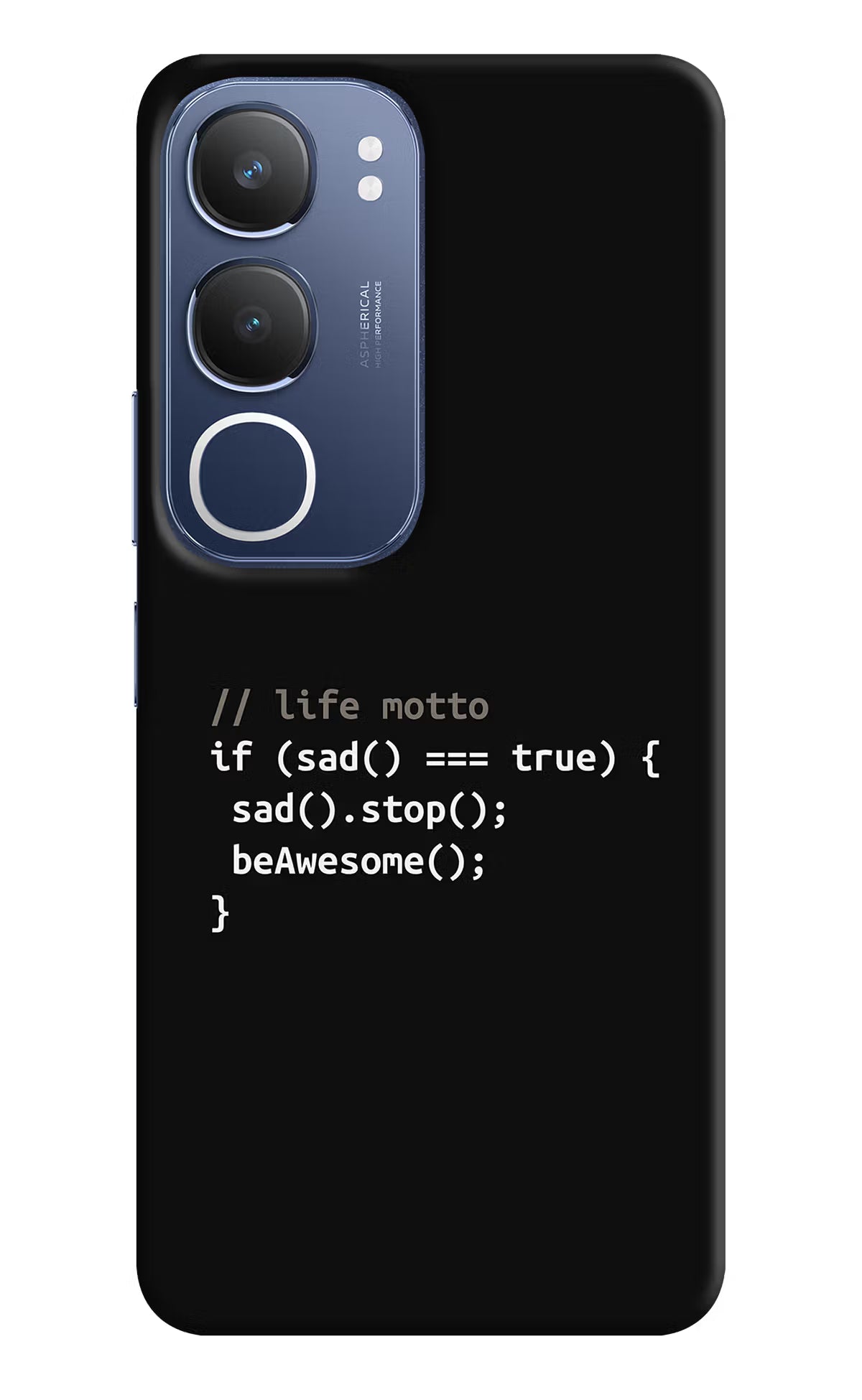 Life Motto Code Vivo Y29 5G Back Cover